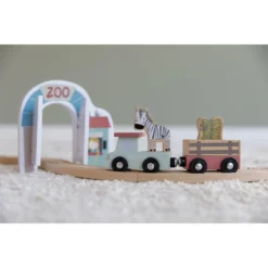 Little Dutch Railway Train Extension - Zoo -Kids Toy Shop 0010385 little dutch railway train extension zoo pure 3 1000