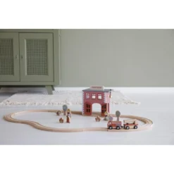 Little Dutch Railway Train Extension - Fire Station -Kids Toy Shop 0010391 little dutch railway train extension firestation pure 2 1000