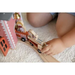Little Dutch Railway Train Extension - Fire Station -Kids Toy Shop 0010393 little dutch railway train extension firestation pure 3 1000