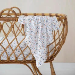 Little Dutch Swaddle Spring Flowers + Pure Pink (70cm X 70cm) -Kids Toy Shop 0011929 little dutch muslin cloths 70 x 70 pure pink spring flowers pure 1 1000