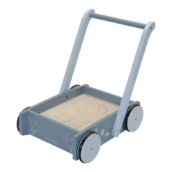 Little Dutch Blocks Trolley (Baby Walker) - Ocean -Kids Toy Shop 0012075 blokkenkar ocean 1000