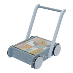 Little Dutch Blocks Trolley (Baby Walker) - Ocean