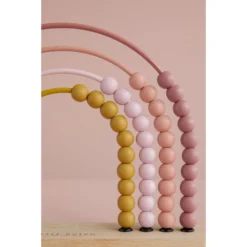 Little Dutch Rainbow Abacus - Pink -Kids Toy Shop 0012146 regenboog telraam pink 1000
