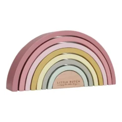 Little Dutch Rainbow Stacker - Rainbow Pink -Kids Toy Shop 0012153 regenboog pink 1000