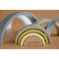 Little Dutch Rainbow Stacker - Rainbow Blue -Kids Toy Shop 0012156 little dutch rainbow blue 2 1000