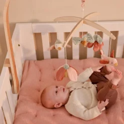 Little Dutch Wooden Music Mobile - Flowers & Butterflies -Kids Toy Shop 0014092 little dutch wooden music mobile flowers butterflies flowers butterflies 1 1000