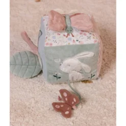 Little Dutch Soft Activity Cube - Butterflies & Flowers -Kids Toy Shop 0016908 little dutch activity cube flowers butterflies flowers butterflies 2 1000