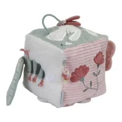 Little Dutch Soft Activity Cube - Butterflies & Flowers -Kids Toy Shop 0016913 little dutch activity cube flowers butterflies flowers butterflies 6 1000 1
