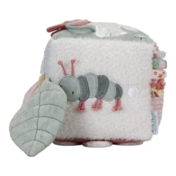 Little Dutch Soft Activity Cube - Butterflies & Flowers -Kids Toy Shop 0016914 little dutch activity cube flowers butterflies flowers butterflies 7 1000