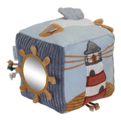 Little Dutch Soft Activity Cube - Sailors Bay -Kids Toy Shop 0016974 little dutch activity cube sailors bay sailors bay 7 1000