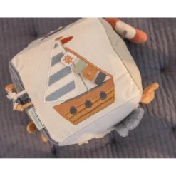 Little Dutch Soft Activity Cube - Sailors Bay -Kids Toy Shop 0016976 little dutch activity cube sailors bay sailors bay 6 1000