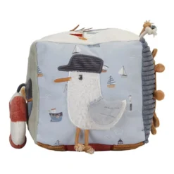Little Dutch Soft Activity Cube - Sailors Bay -Kids Toy Shop 0016980 little dutch activity cube sailors bay sailors bay 10 1000