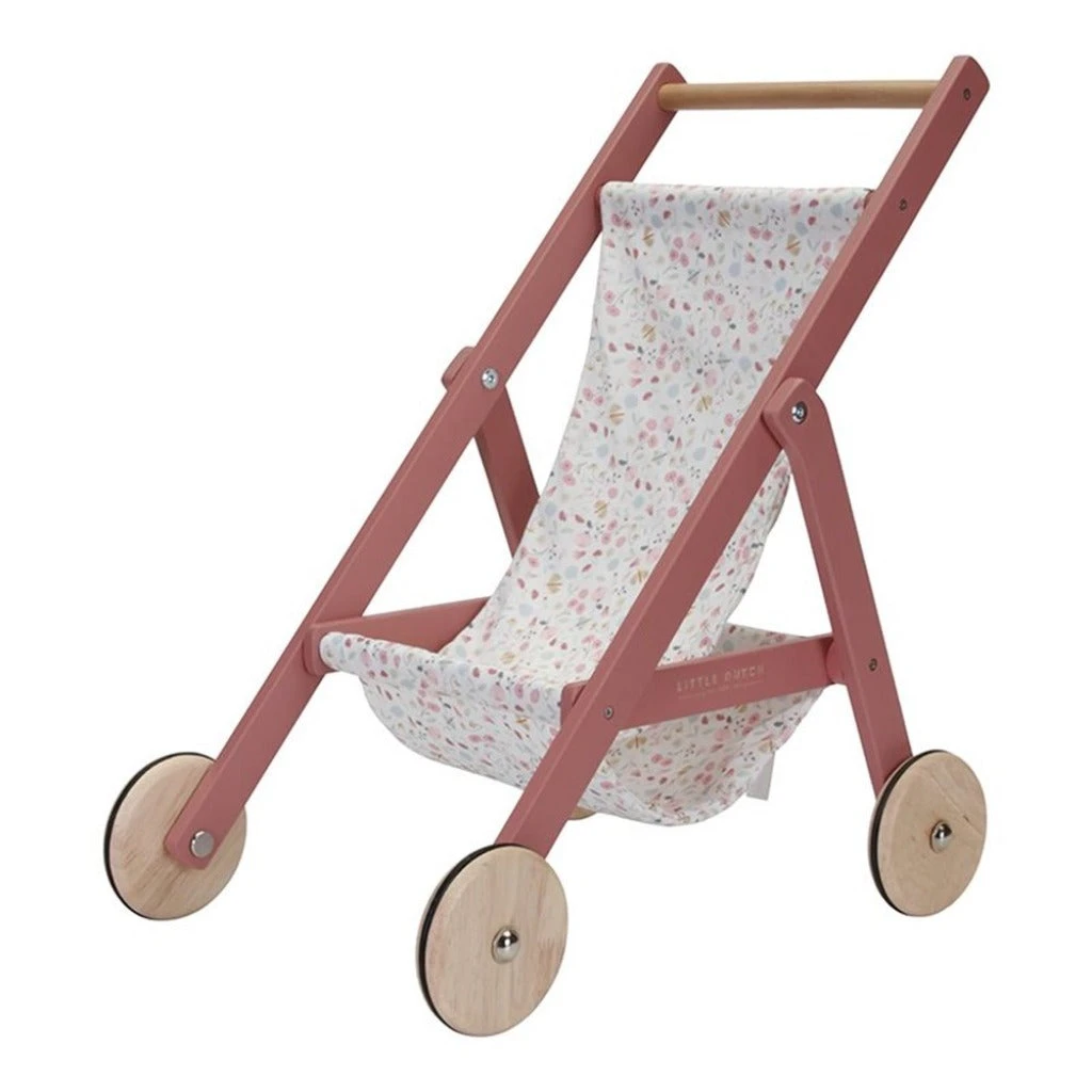 Little Dutch Doll Stroller - Flowers & Butterflies 1 Little Dutch Doll Stroller - Flowers & Butterflies