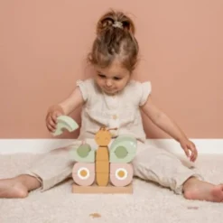 Little Dutch Butterfly Stacking Puzzle 12 Little Dutch Butterfly Stacking Puzzle -Kids Toy Shop 0019269 little dutch butterfly stacking puzzle flowers butterflies 5 1000