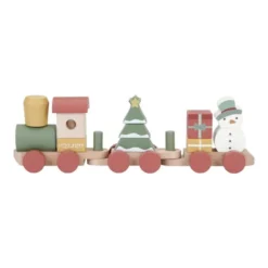 Little Dutch Wooden Stacking Train - Christmas