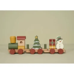 Little Dutch Wooden Stacking Train - Christmas -Kids Toy Shop 0020347 stapeltrein kerst 1000