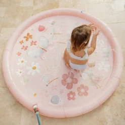 Little Dutch Sprinkler Mat - Flowers & Butterflies -Kids Toy Shop 0023180 little dutch sprinkler mat flowers butterflies flowers butterflies 3 1000