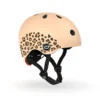Scoot And Ride Safety Helmet With LED Leopard