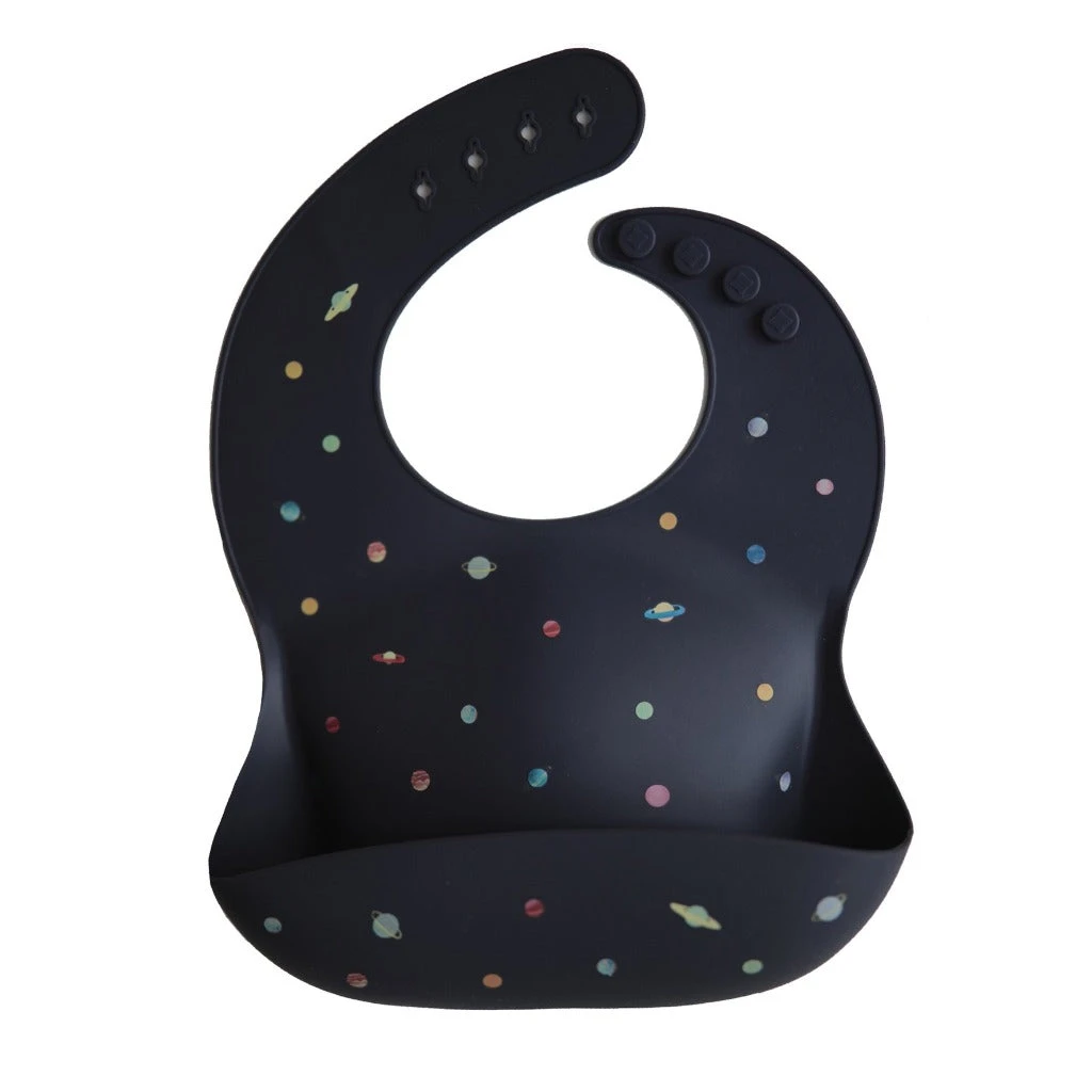 Mushie Silicone Bib - Planets 1 Mushie Silicone Bib - Planets