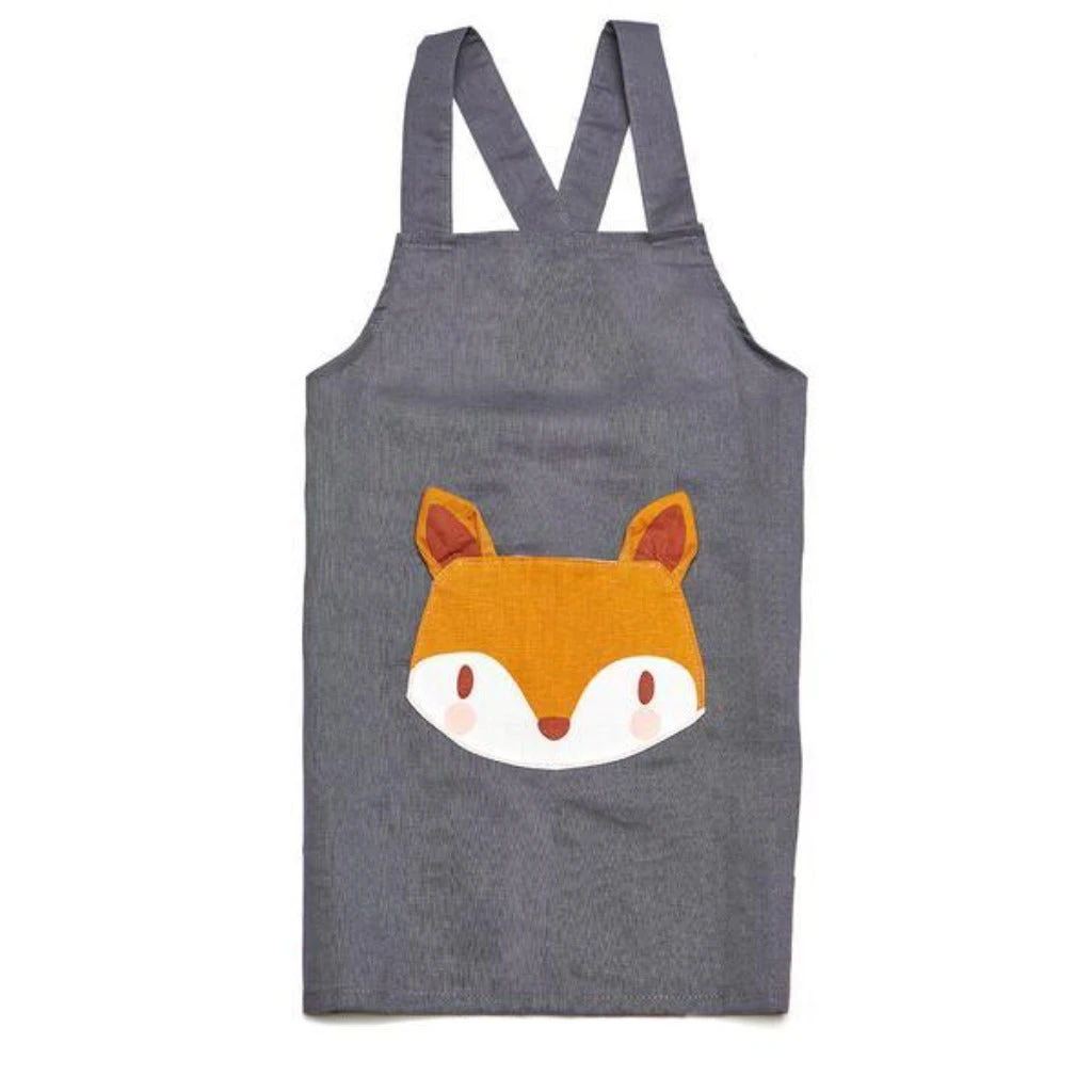 ThreadBear Design - Fox Linen Apron 1 ThreadBear Design - Fox Linen Apron