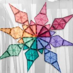 Connetix Tiles - Pastel 202 Piece Mega Pack 12 Connetix Tiles - Pastel 202 Piece Mega Pack -Kids Toy Shop 202 piece pastel mega 9 500x560 1