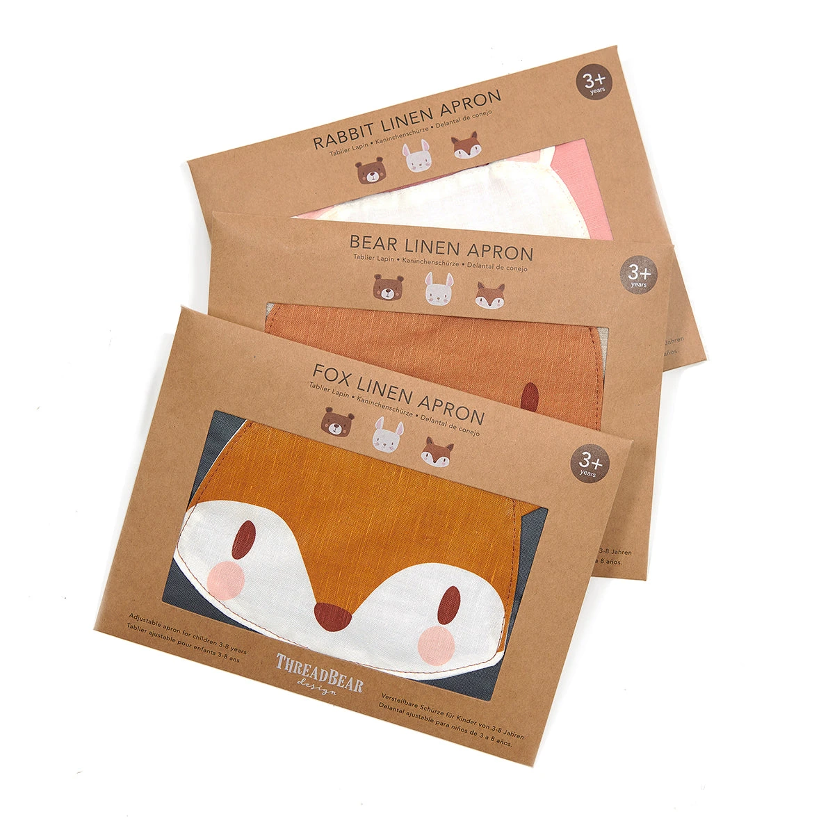 ThreadBear Design - Fox Linen Apron 7 ThreadBear Design - Fox Linen Apron - Image 7