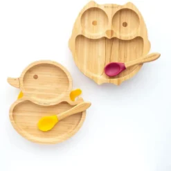 Eco Rascals Bamboo Suction Plate - Duck -Kids Toy Shop 51KXW ZlZAL. AC SL1024