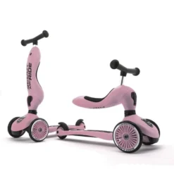 Scoot And Ride - Highway Kick 1 2in1 Scooter Rose