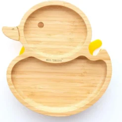 Eco Rascals Bamboo Suction Plate - Duck