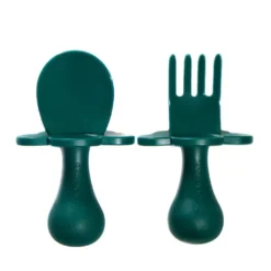 Grabease Ergonomic Utensils - Dark Green