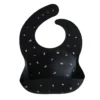 Mushie Silicone Bib - Black Numbers