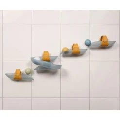 Little Dutch Bath Run Track Waterway - Blue 7 Little Dutch Bath Run Track Waterway - Blue -Kids Toy Shop BathBallTrackBlue1