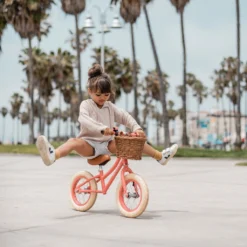 Banwood First Go Balance Bike - Coral -Kids Toy Shop CoralSky DSC 8470