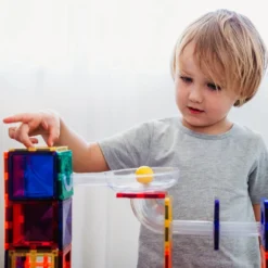 Connetix Tiles - Rainbow 92 Piece Ball Run Pack 32 Connetix Tiles - Rainbow 92 Piece Ball Run Pack -Kids Toy Shop DSC 1016 1