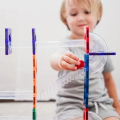 Connetix Tiles - Rainbow 92 Piece Ball Run Pack 33 Connetix Tiles - Rainbow 92 Piece Ball Run Pack -Kids Toy Shop DSC 1036 1