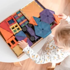 Connetix Tiles - Rainbow 212 Piece Mega Pack -Kids Toy Shop DSC 5231