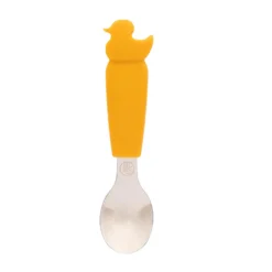 Eco Rascals Silicone Duck Cutlery Set - Mustard -Kids Toy Shop DSC 9066 Edit Edit