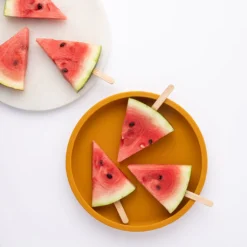 Eco Rascals Silicone Plate With Removable Divider - Mustard -Kids Toy Shop Ecosiliconeplaterecipes 092