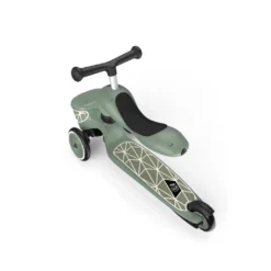 Scoot And Ride - Highway Kick 1 Lifestyle 2in1 Scooter Green Lines -Kids Toy Shop HWK1L GREENLINES SEAT BACKVIEWLEFT 210621 01.120.21