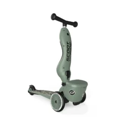 Scoot And Ride - Highway Kick 1 Lifestyle 2in1 Scooter Green Lines -Kids Toy Shop HWK1L GREENLINES STANDPOS1 210621 01.120.12