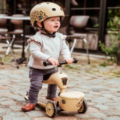 Scoot And Ride - Highway Kick 1 Lifestyle 2in1 Scooter Leopard -Kids Toy Shop HWK1L LEOPARD SEAT GIRL 5662 fullres