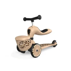 Scoot And Ride - Highway Kick 1 Lifestyle 2in1 Scooter Leopard -Kids Toy Shop HWK1L LEOPARD SEAT RIGHTSIDEVIEW 210621 01.123.15
