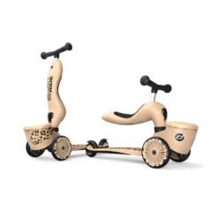 Scoot And Ride - Highway Kick 1 Lifestyle 2in1 Scooter Leopard
