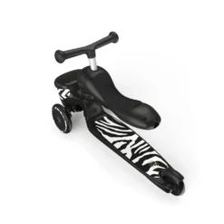 Scoot And Ride - Highway Kick 1 Lifestyle 2in1 Scooter Zebra -Kids Toy Shop HWK1L ZEBRA SEAT BACKVIEWLEFT 210621 01.122.21