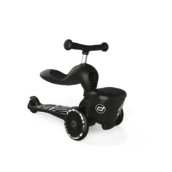 Scoot And Ride - Highway Kick 1 Lifestyle 2in1 Scooter Zebra -Kids Toy Shop HWK1L ZEBRA SEAT FRONTLEFTVIEW2 210621 01.122.2