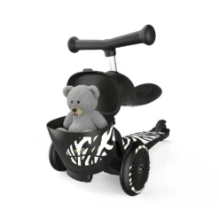 Scoot And Ride - Highway Kick 1 Lifestyle 2in1 Scooter Zebra -Kids Toy Shop HWK1L ZEBRA SEAT TOYINSTORAGE 210621 01.122.29