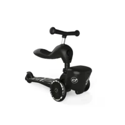 Scoot And Ride - Highway Kick 1 Lifestyle 2in1 Scooter Zebra -Kids Toy Shop HWK1L ZEBRA SEATPOS2 FRONTLEFTVIEW2 210621 01.122.3