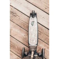 Scoot And Ride - Highway Kick 2 Scooter Brown Lines -Kids Toy Shop HWK2L BROWNLINES TOPVIEW p