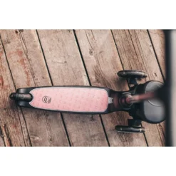Scoot And Ride - Highway Kick 2 Scooter Reflective Rose -Kids Toy Shop HWK2L ROSE TOPVIEW p