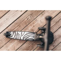 Scoot And Ride - Highway Kick 2 Scooter Zebra -Kids Toy Shop HWK2L ZEBRA TOPVIEW p